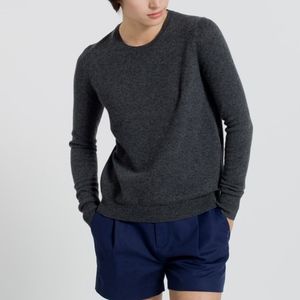 EVERLANE cashmere crew sweater charcoal S